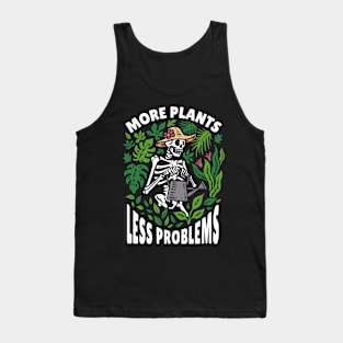 More Plants, Less People Tank Top